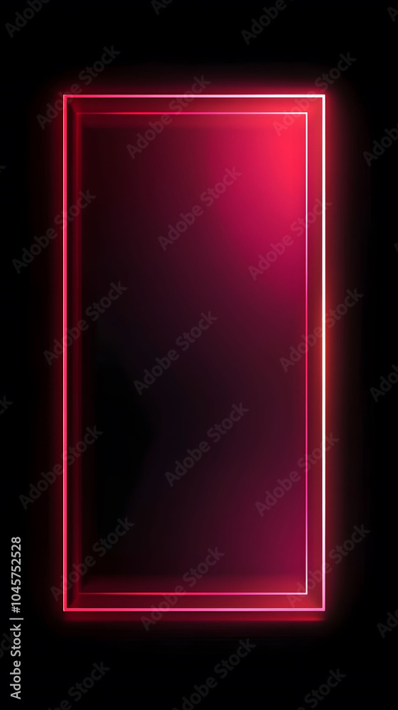 Neon frame display Neon frame display