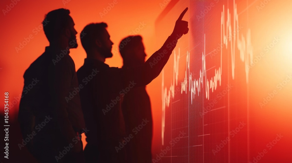 Business Professionals Analyzing Data Visualization Business Professionals Analyzing Data Visualization