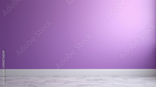 Vibrant Purple Wall and Floor Background for Product Photography, Minimalist and Modern Design for Advertising, Branding, and Creative Project
