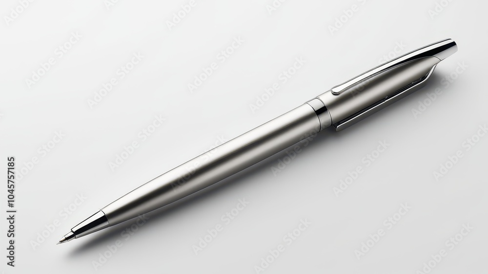 Professional ballpoint pen mockup designed for showcasing business branding or product designs, perfect for advertising, marketing materials, or office supplies. Professional ballpoint pen mockup designed for showcasing business branding or product designs, perfect for advertising, marketing materials, or office supplies.