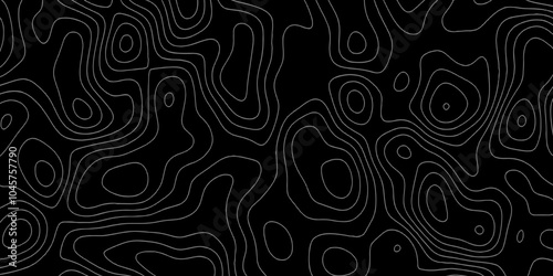 Topographic map in contour line light topographic topo contour map. Lines Topographic contour lines map seamless pattern. Geographic mountain relief. Background of the topographic map. Contour maps.