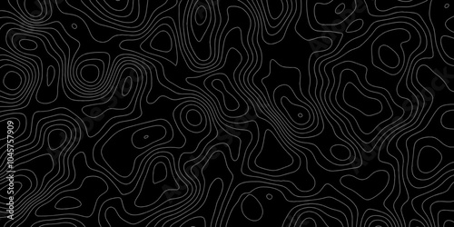 Topographic map in contour line light topographic topo contour map. Lines Topographic contour lines map seamless pattern. Geographic mountain relief. Background of the topographic map. Contour maps.