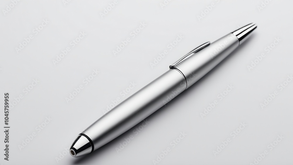 Professional ballpoint pen mockup designed for showcasing business branding or product designs, perfect for advertising, marketing materials, or office supplies. Professional ballpoint pen mockup designed for showcasing business branding or product designs, perfect for advertising, marketing materials, or office supplies.