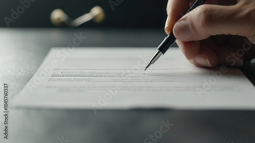 Patient filling out health history forms at a clinic, precheckup procedure