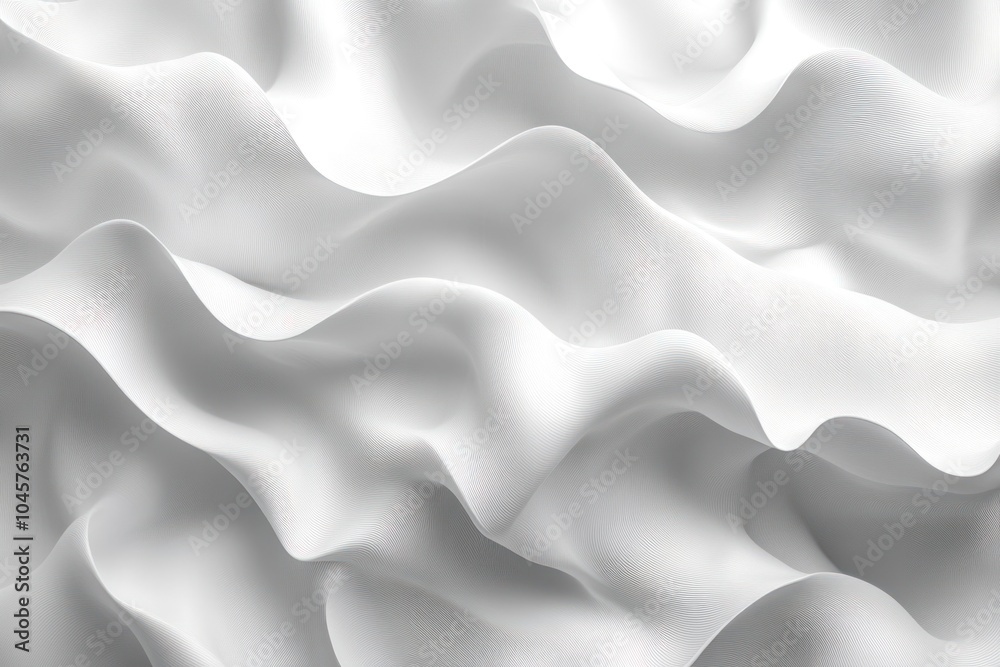 A smooth, flowing white fabric texture creating an elegant and soft visual effect. A smooth, flowing white fabric texture creating an elegant and soft visual effect.