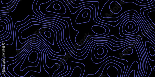 Topographic map in contour line light topographic topo contour map. Lines Topographic contour lines map seamless pattern. Geographic mountain relief. Background of the topographic map. Contour maps.