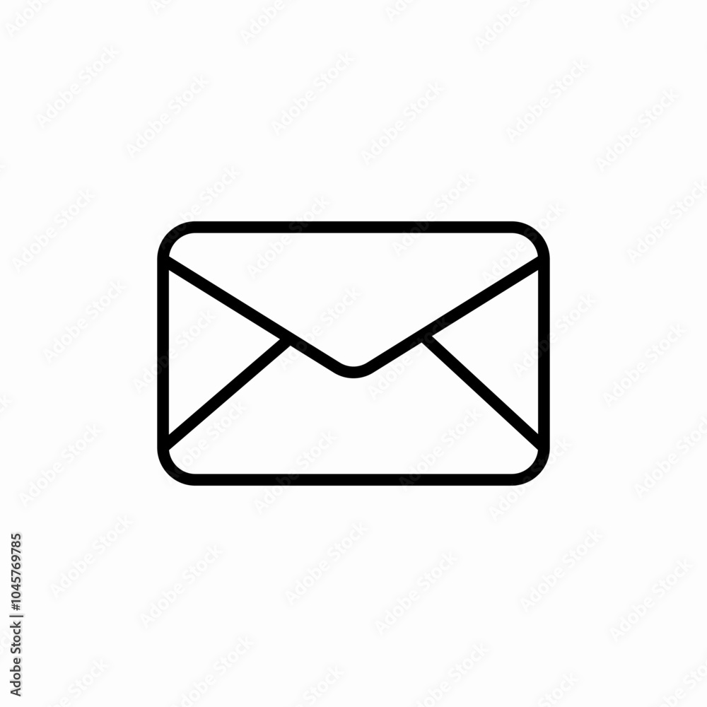 mail letter icon sign vector mail letter icon sign vector