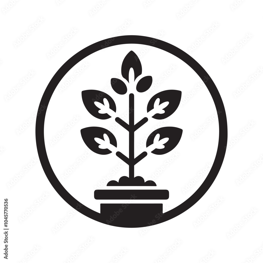 Plant Silhouette Vector Illustrations – Perfect for Nature-Inspired Designs Plant Silhouette Vector Illustrations – Perfect for Nature-Inspired Designs