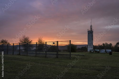 Border buildings of the historic inner german border. photo