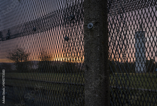 Border buildings of the historic inner german border.