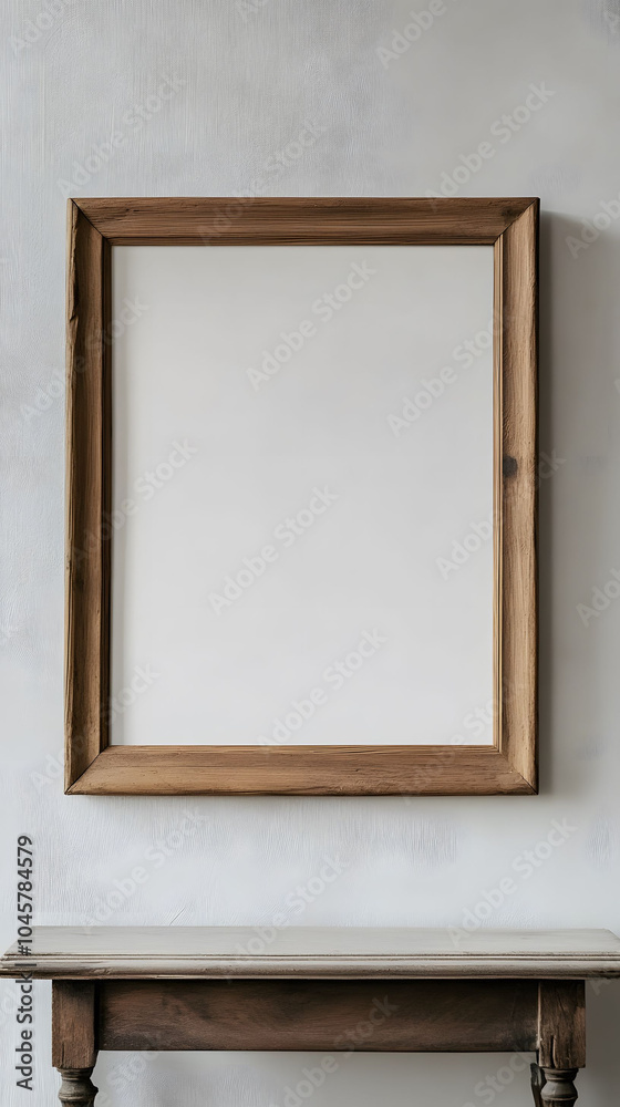 Empty frame on wall Empty frame on wall