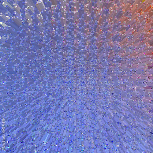 Abstract colorful gradient background for light blue and light orange pixels design texture