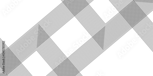 abstract black and white arrange line minimalism geometric pattern background. 