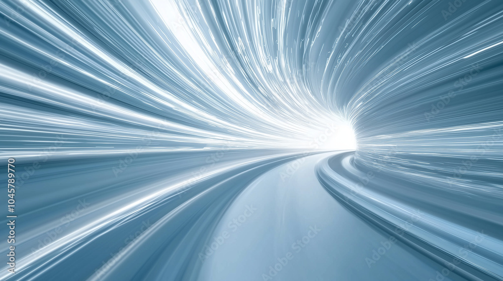 Abstract CPU Rendering with Light Trails of Data Processing Abstract CPU Rendering with Light Trails of Data Processing