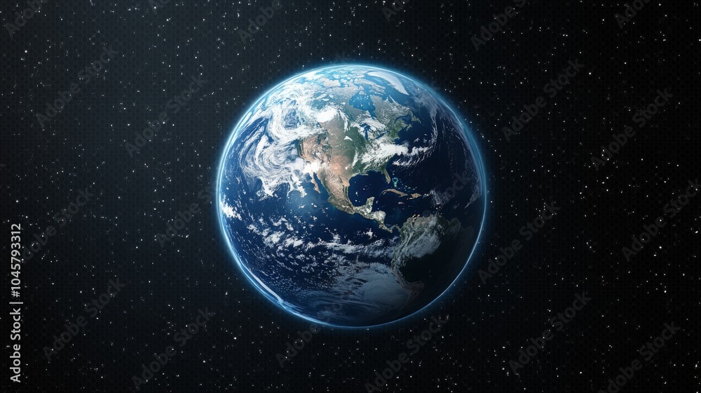 Digital globe with vibrant colors, showcasing detailed continents and oceans, set against a clear background, ideal for educational and informational content.