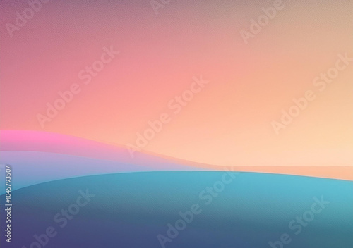 Minimalist grainy gradient background, pastel colors, soft edges, calm atmosphere, meditation, zen photo
