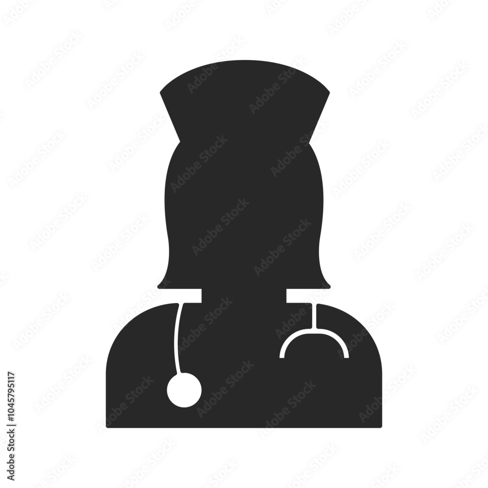 Medical care hospital silhouette elements Medical care hospital silhouette elements