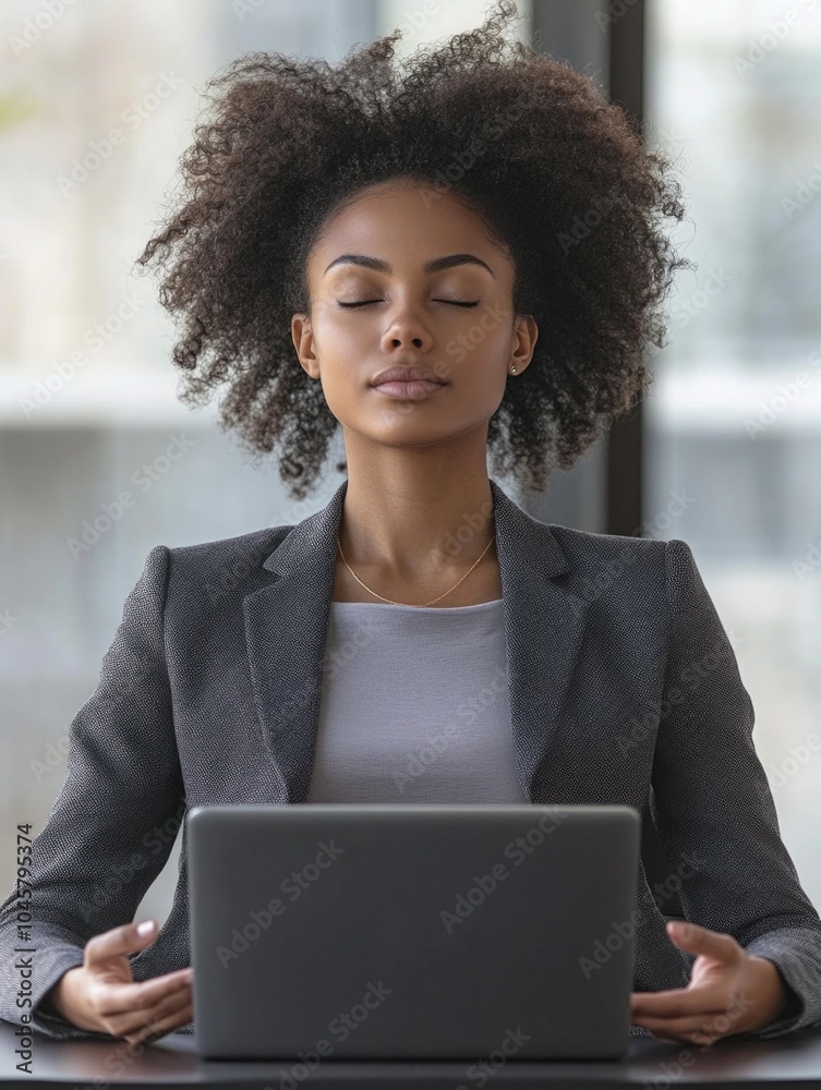 A Serene Moment of Meditation and Work