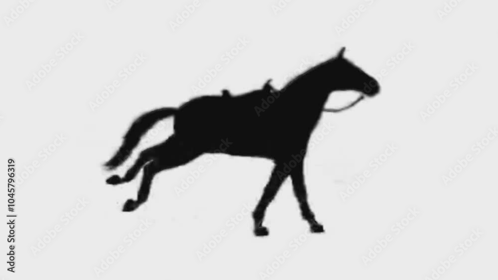 running horse silhouette seamless loop 4k quality. unique dynamic animation 4k video. stock footage. running horse silhouette seamless loop 4k quality. unique dynamic animation 4k video. stock footage.