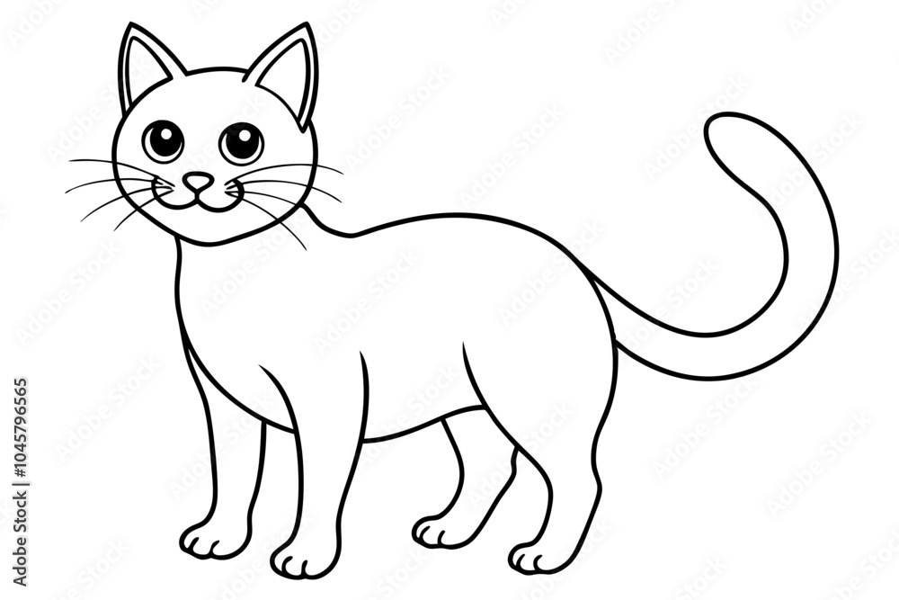 Cat Cartoon Icon: Isolated Vector Illustration Art Cat Cartoon Icon: Isolated Vector Illustration Art