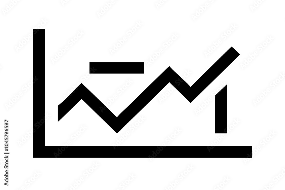 Chart and Graph Icon Clipart Vector Illustration on White Background Chart and Graph Icon Clipart Vector Illustration on White Background