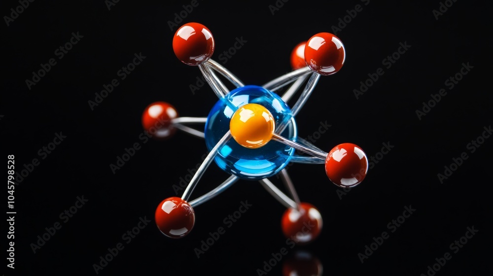 Molecular Structure Visualization, an intricate representation of atoms and molecules interconnected, showcasing the complexity of chemical bonds and scientific exploration. Molecular Structure Visualization, an intricate representation of atoms and molecules interconnected, showcasing the complexity of chemical bonds and scientific exploration.