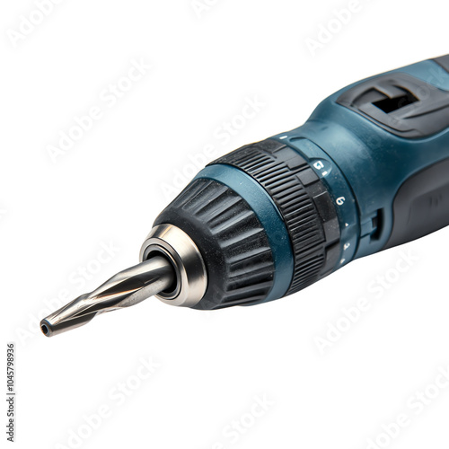 Electric drill, white isolate background