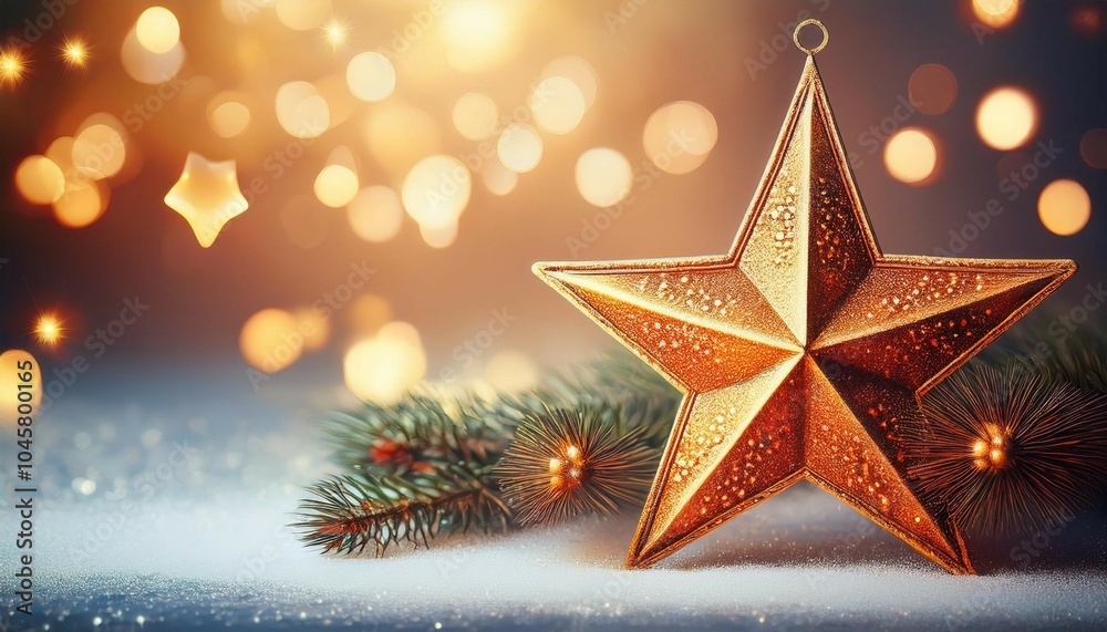 beautiful christmas star with copy space beautiful christmas star with copy space