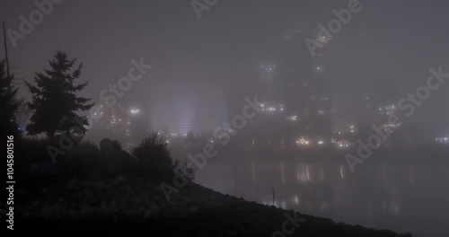fog over the river