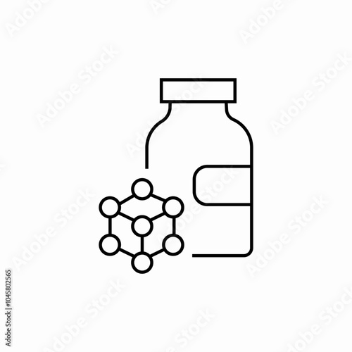 medical insulin icon sign vector