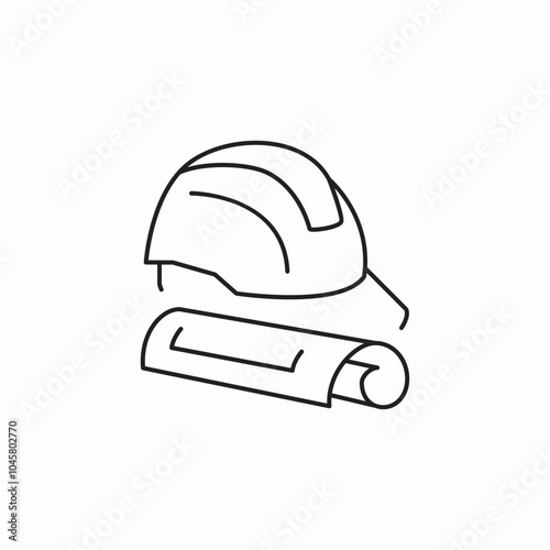 planning and construction icon sign vector