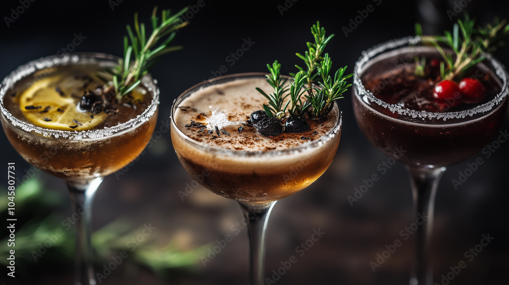 Martini and Champagne Cocktails Martini and Champagne Cocktails
