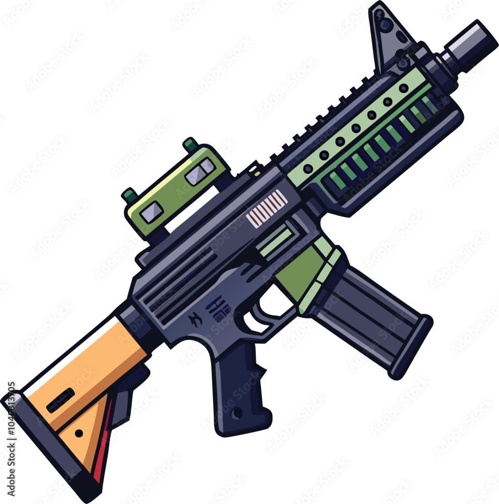 gun vector gun vector