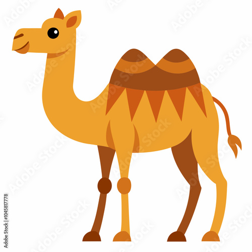 camel in the desert