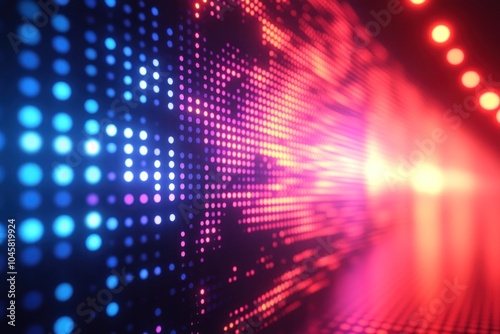 Wallpaper Mural A vibrant display of colorful dots creating a digital abstract background. Torontodigital.ca