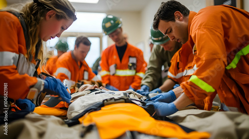 Emergency Preparedness: Teams Practicing for Mass Casualty Events  