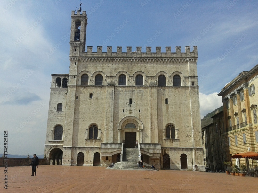 Fototapeta premium medieval palace in Italy