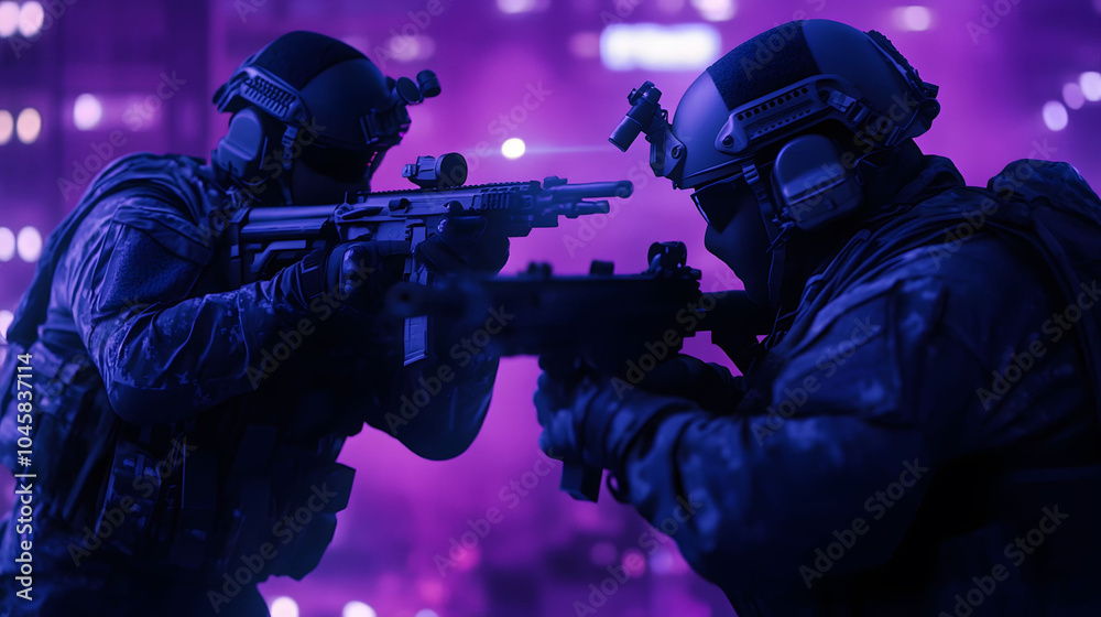 Night ops standoff