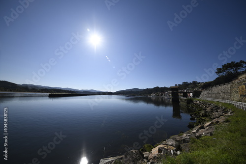 vista del puerto de San Esteban de Pravia en Asturias photo