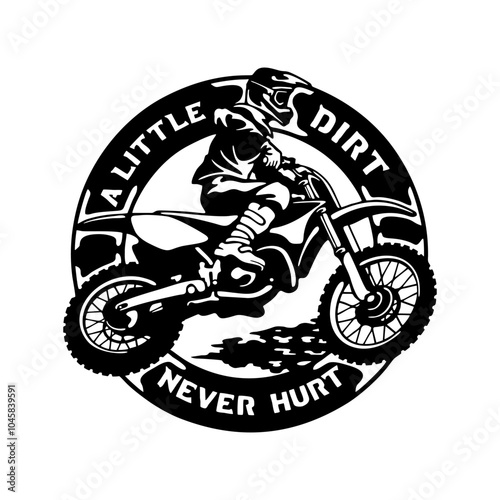 Motocross Racer, Enduro Motorcyclist - Motocross Racing - Dirt Bike Stencil Cut Files