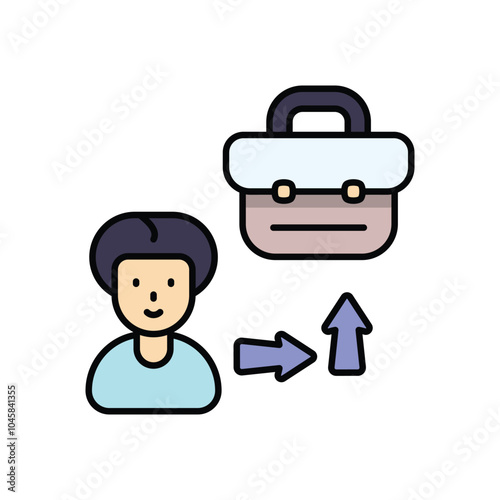B2C Model vector icon