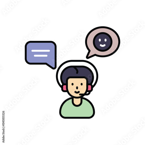 Customer Service vector icon