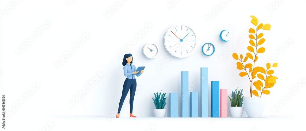 Creative Flat Design Project Management Illustration Creative Flat Design Project Management Illustration