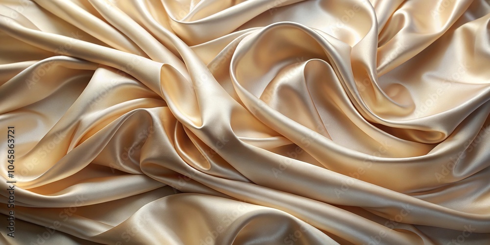 Soft and flowing satin elegance in an ethereal nirvana setting Soft and flowing satin elegance in an ethereal nirvana setting