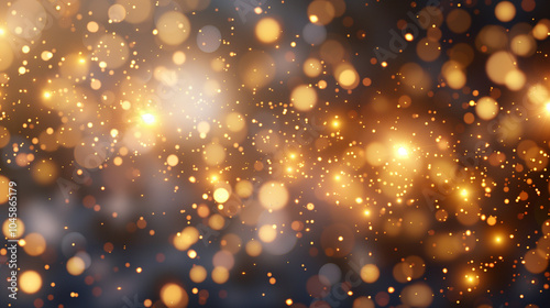 Golden Sparkles on a dark backround