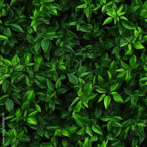 Wallpaper Mural Green Lush Foliage Create Beautiful Texture Background, Natural Forest Greenery Pattern Torontodigital.ca