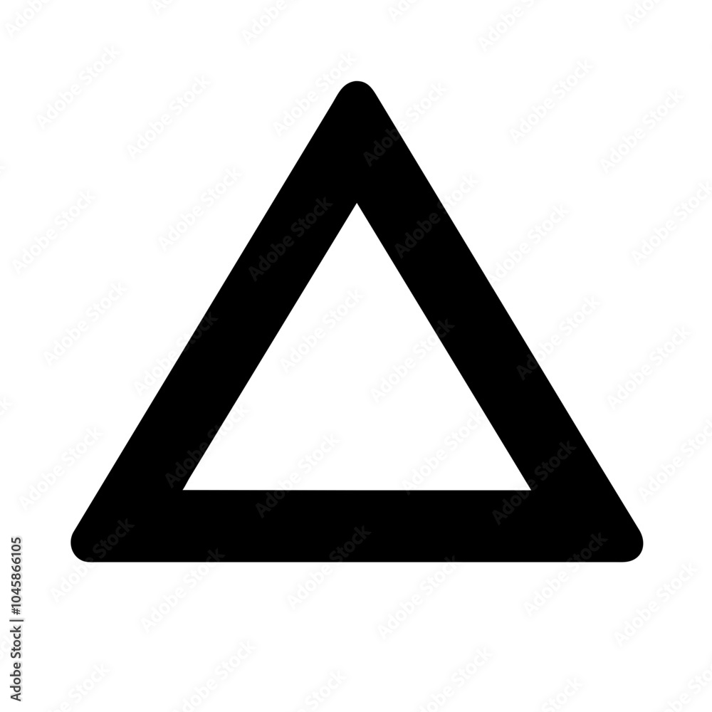 Triangle shape used in design Triangle shape used in design