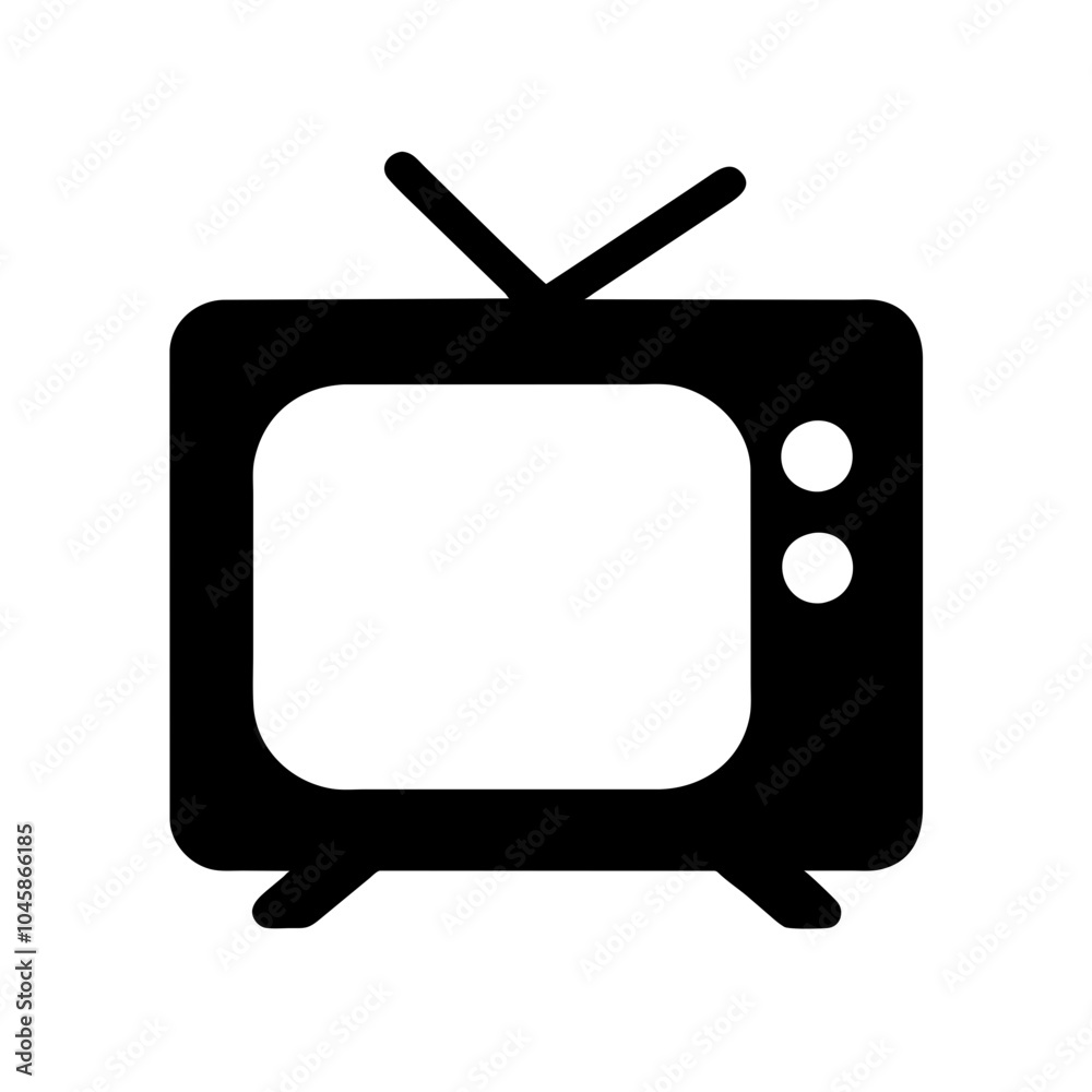 Television icon for media devices Television icon for media devices