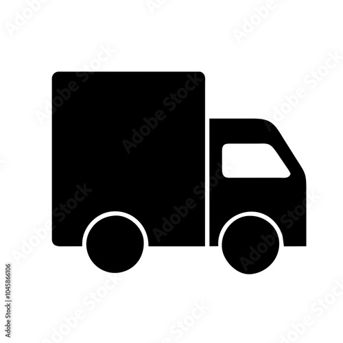 Truck icon for transport services