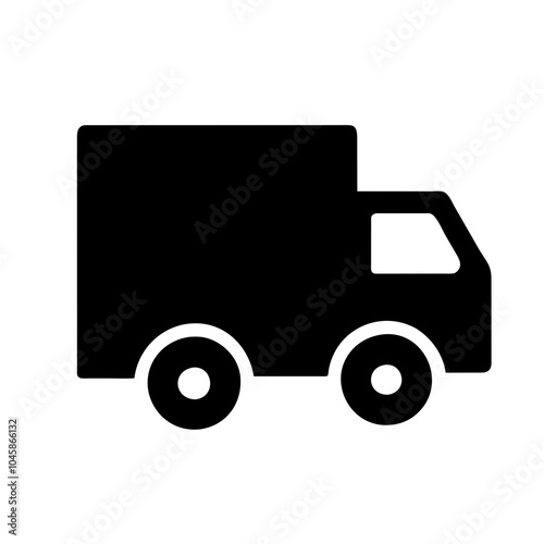 Truck icon for transport services